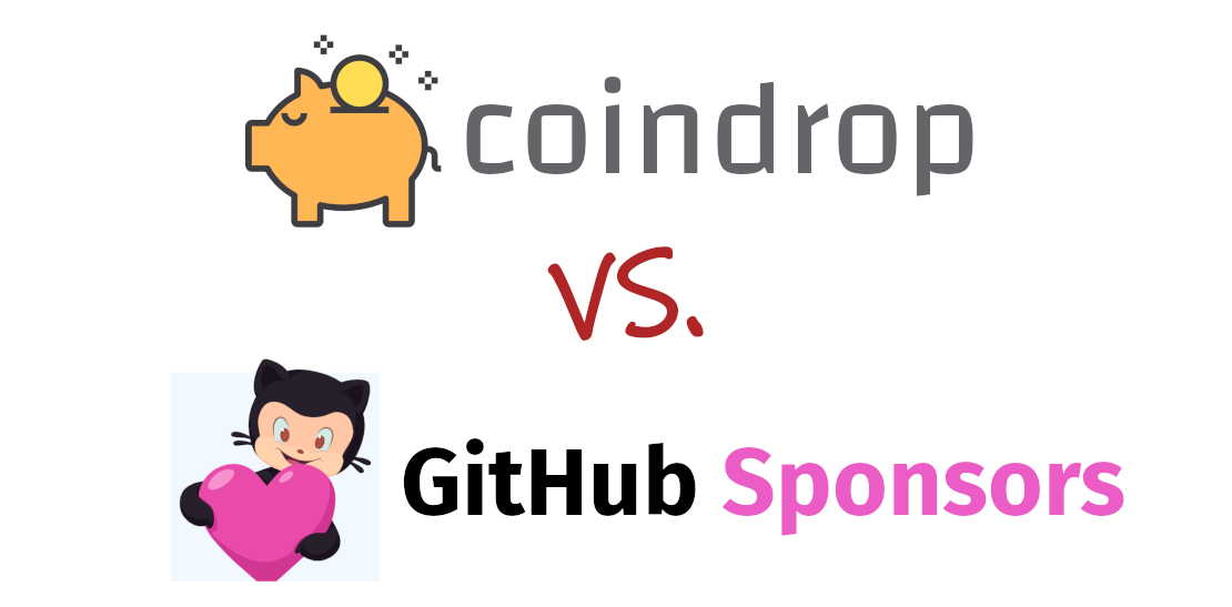 Coindrop vs. Github Sponsors